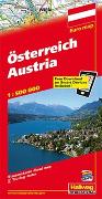 Österreich Strassenkarte 1:500 000. 1:500'000