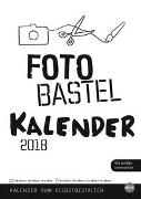 Bastelkalender 2018 weiß A4 - Kalender 2018