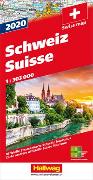 Schweiz 2020 Strassenkarte 1:303 000. 1:303'000
